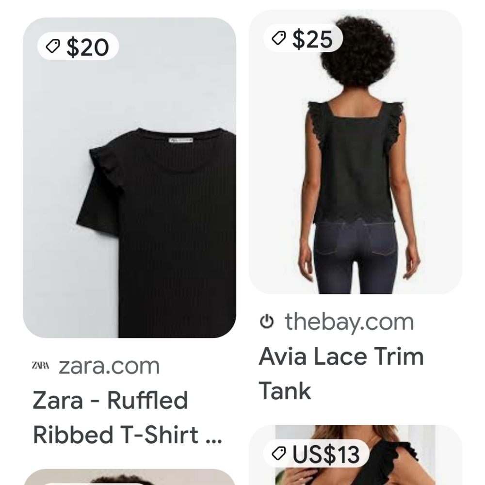 Zara ruffle TANKTOP - Picture 4 of 4